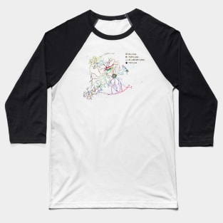 Cortical pyramidal cells Baseball T-Shirt